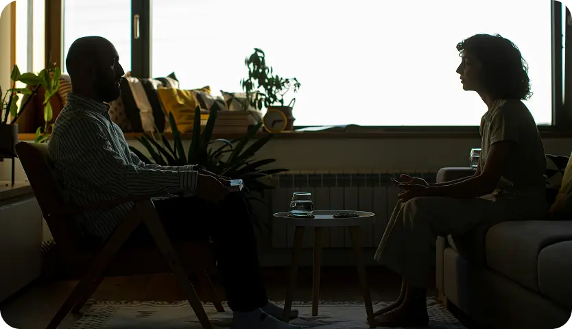 Compassionate counseling session at Willow Behavioral Health for depression support in Madison, WI.