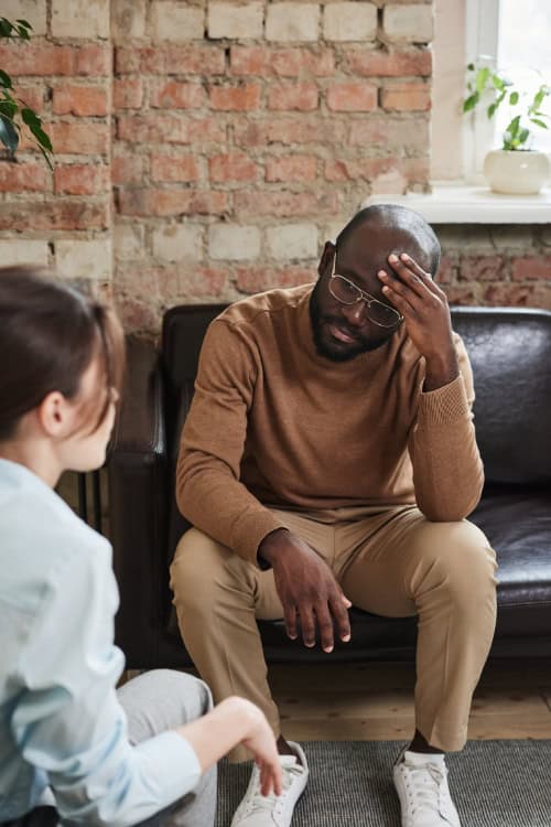 A man shares his experience during trauma therapy in Madison, WI.