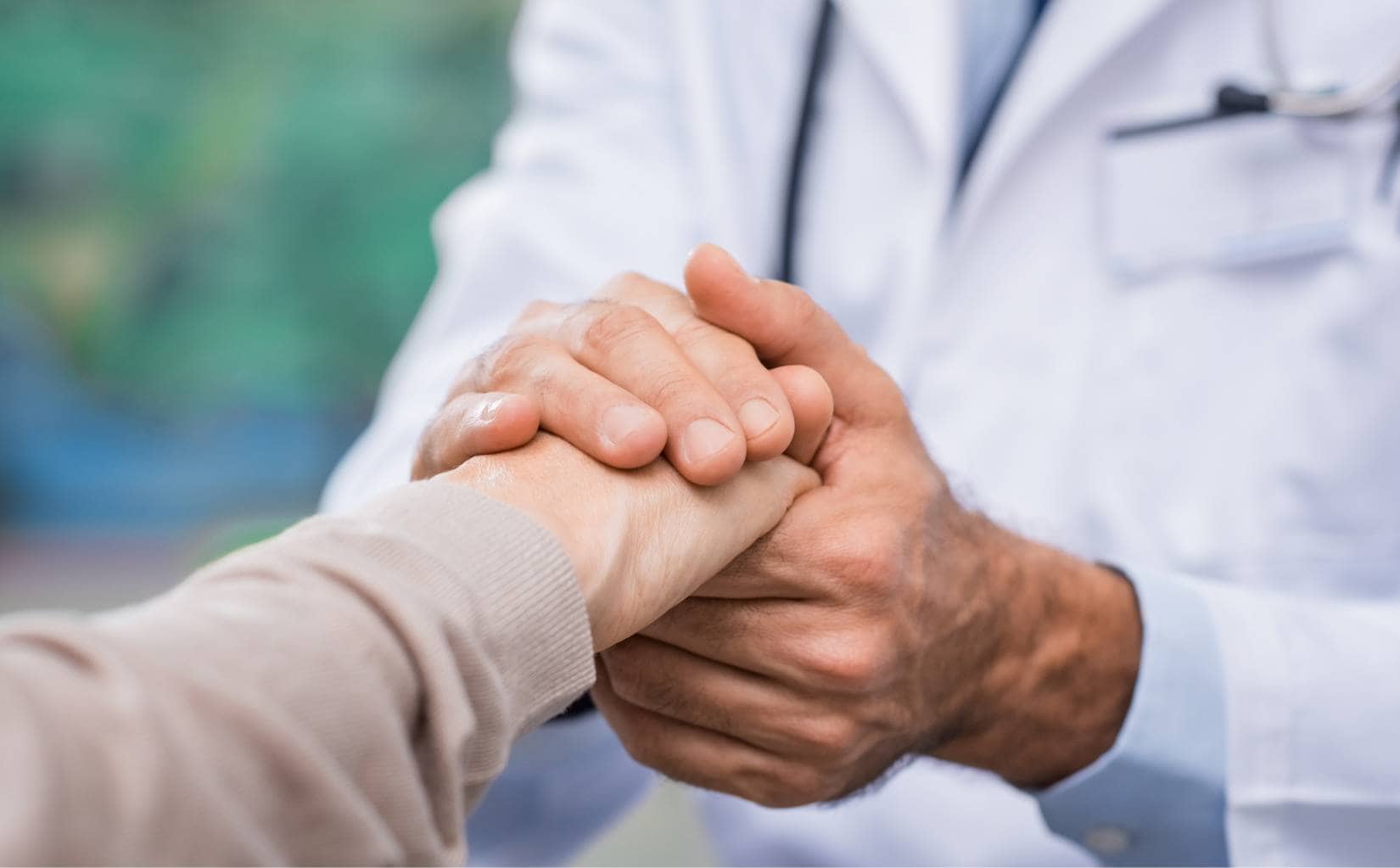 Doctor providing care in drug addiction treatment in Madison, WI.