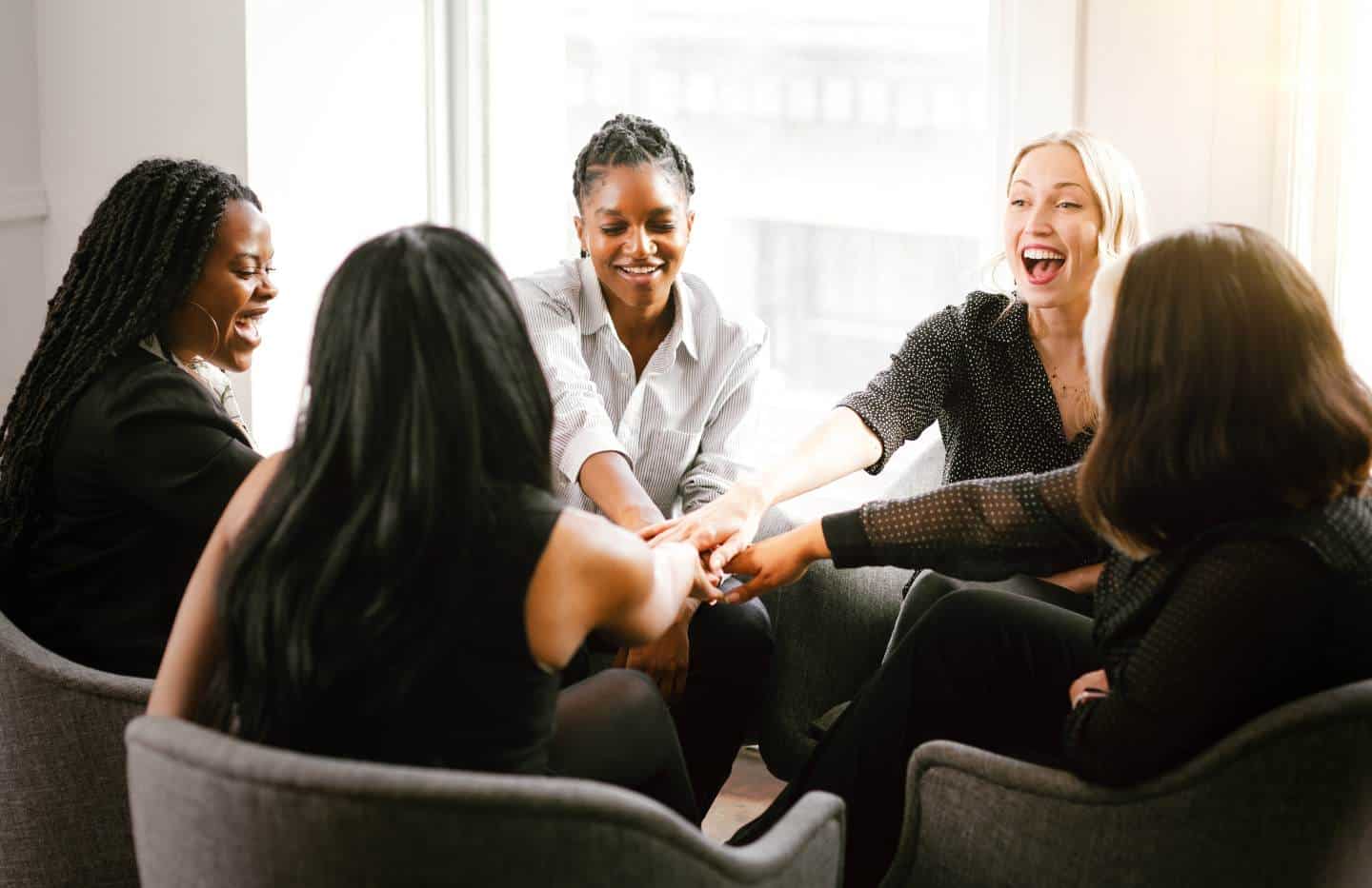 Group counseling as part of rehab for women in Madison, WI.
