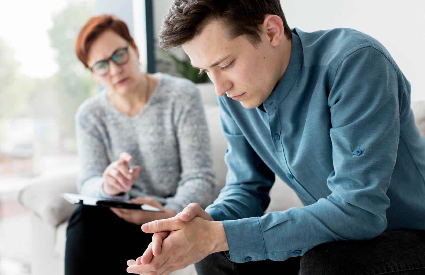 One-on-one therapy as part of rehab for professionals in Madison, WI.